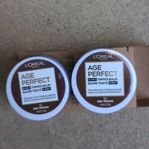 L'Oreal Age Perfect Tinted Balm - Deep Profound 2 Pack